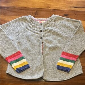 Mini Boden Rainbow Cardigan